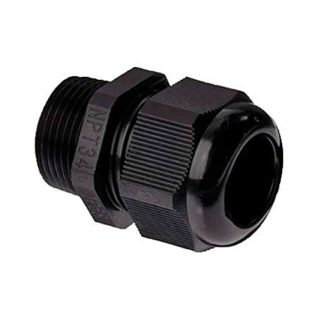 Wasserdichte Montage 13-18mm IP68 | CABLE-GLAND-NPT3/4-BLACK