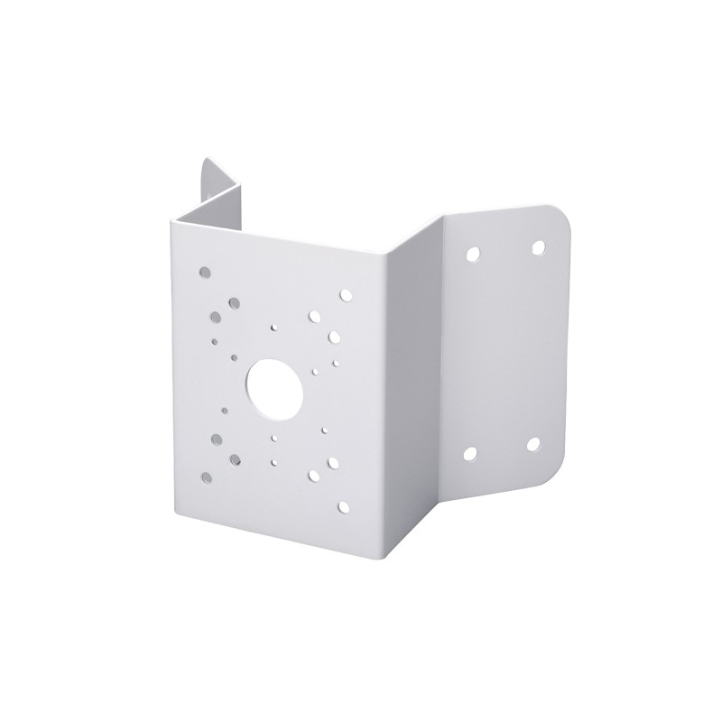 Corner support - Opening angle 90º - Suitable for outdoor use - Galvanized steel - White color - Cable pin
