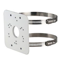 Mount for masts/lampposts - For bullet or dome cameras - Diameter range 80~150 mm - Suitable for outdoor use