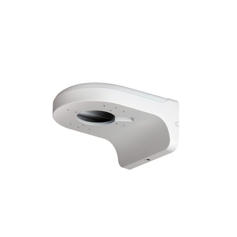 Wall mount - For dome cameras - Suitable for outdoor use - White color - Maximum load 1 kg - Cable pin