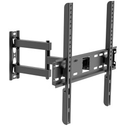 Bracket with arm - Supported weight 30Kg - VESA 400x400mm - Distance to wall from 77-412mm - Tilt +8° / -8° - Rotation +9