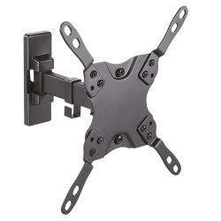 Wall mount for LCD monitor - Tilt -12º ~ 5º - Rotation -90º ~ 90º - Wall distance 60~190 mm - Maximum load 20 Kg - Bil