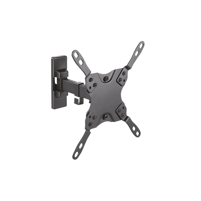 Wall mount for LCD monitor - Tilt -12º ~ 5º - Rotation -90º ~ 90º - Wall distance 60~190 mm - Maximum load 20 Kg - Bil