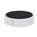 Caja de conexiones — Para cámaras domo — Instalación en pared — Color blanco | 160 mm (diámetro base) x 42. (Al) — Pasador de ca