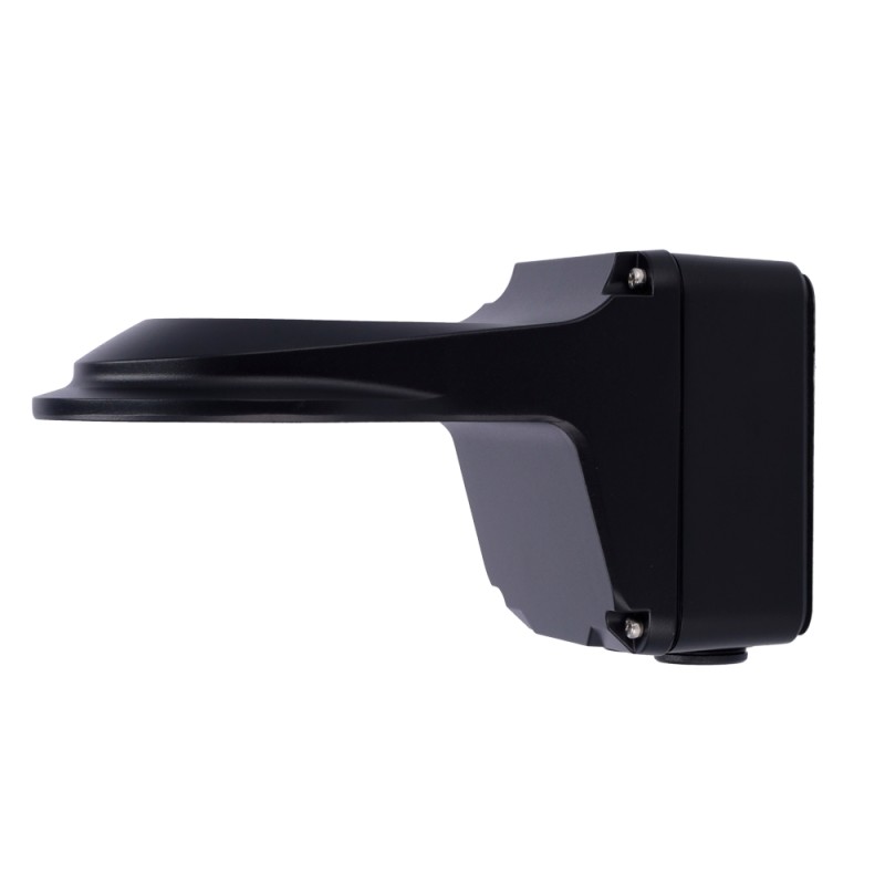 Wall bracket - Junction box - Suitable for outdoor use - Colour Black 128.mm(Al) x 126.2(An) x 235(Fo) - Compatible with U