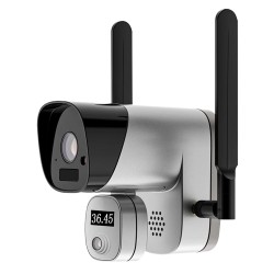 WiFi-IP-Kamera 2 Megapixel - Messung der Körpertemperatur - Genauigkeit ± 0.3ºC - Messen der Entfernung zu 1.5m - Verbindung mit