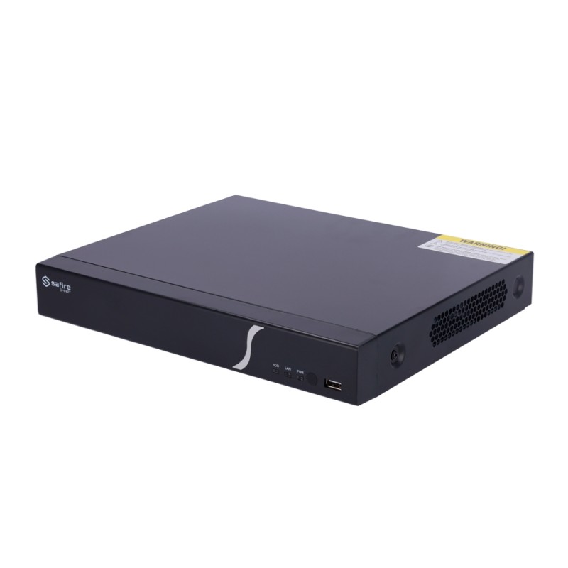 Safire Smart - XVR-Analoger Rekorder Reihe 8 - 4CH HDTVI/HDCVI/AHD/CVBS/ 4+2 IP - Maximale Auflösung 4K (6FPS) / Alarme - HDMI-A