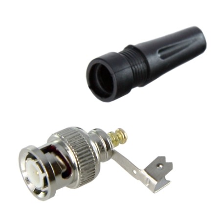 SAFIRE-Stecker - BNC zum Schrauben - Kompatibel mit jedem Kabel - Universal, Sie brauchen keine Crimper - Benötigt nur einen Sch