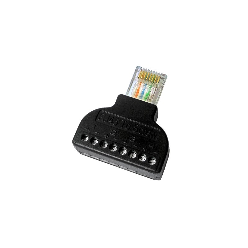 Adapter von RJ45 zum Terminal - Stecker RJ45 männlich - Anschlüsse 8