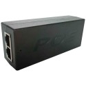 Hocheffizienter passiver PoE-Injektor. - Unterstützung der passiven PoE-Technologie. - Es stehen 2 RJ45 Anschlüsse (Ein-/Ausgang