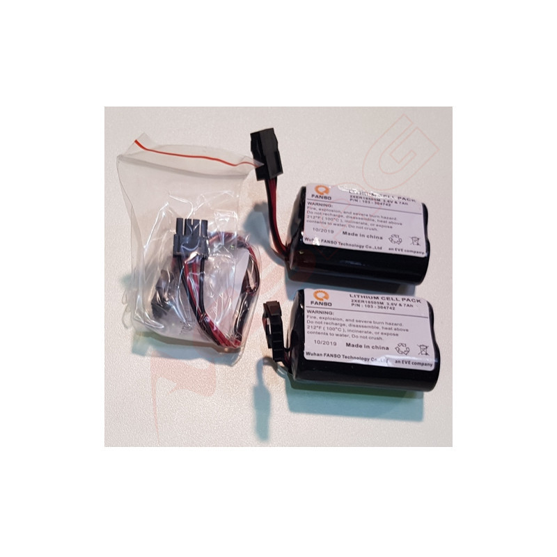 Replacement battery 3.6V 7Ah for the Visonic outdoor siren