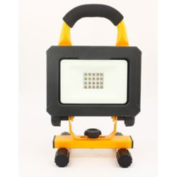 Synergy 21 LED UV-C Akku Desinfektionsleuchte Baustrahler 10W gelb - 184327 - 1