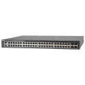 CommScope RUCKUS ICX8200-48P Switch, 48x10/100/1000 Mbps PoE+ ports, 4x25 GbE SFP28 stacking/uplink-ports, 370 W PoE budget Ruck