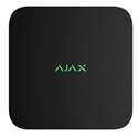 AJAX | 8 Kanal NVR IP Rekorder | 4K | Alarmverifizierung | Bewegungserkennung | H.265 | ONVIF | Schwarz