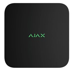 AJAX | 8 channel NVR IP recorder | 4K | Alarm verification | Motion detection | H.265 | ONVIF | Black
