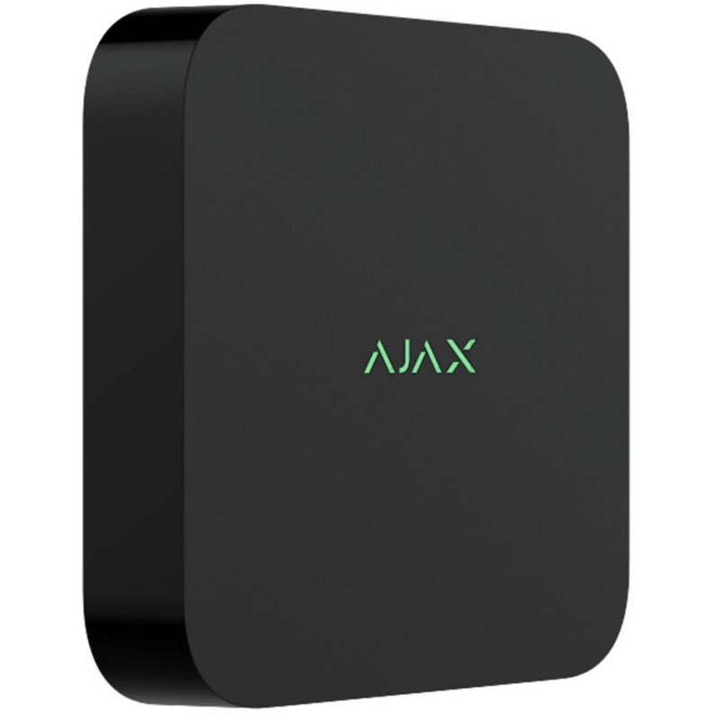 AJAX | 8 channel NVR IP recorder | 4K | Alarm verification | Motion detection | H.265 | ONVIF | Black