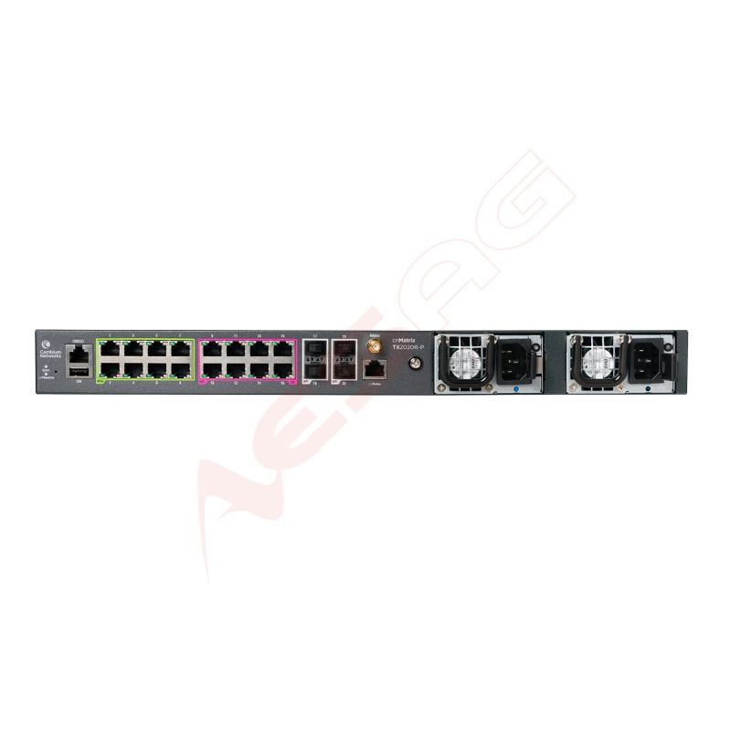 Cambium Networks cnMatrix TX 2020R-P - POE Switch 16 x 1 Gbps and 4 SFP+ redundante Netzteile Cambium Networks - Artmar Electron