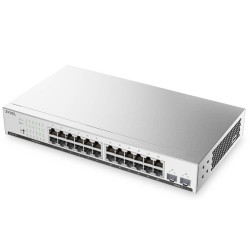 Zyxel Switch smart managed Layer2 26 Port &bull 24x 1 GbE &bull 2x SFP &bull 19" &bull Lüfterlos &bull NebulaFlex &bull GS1915-2
