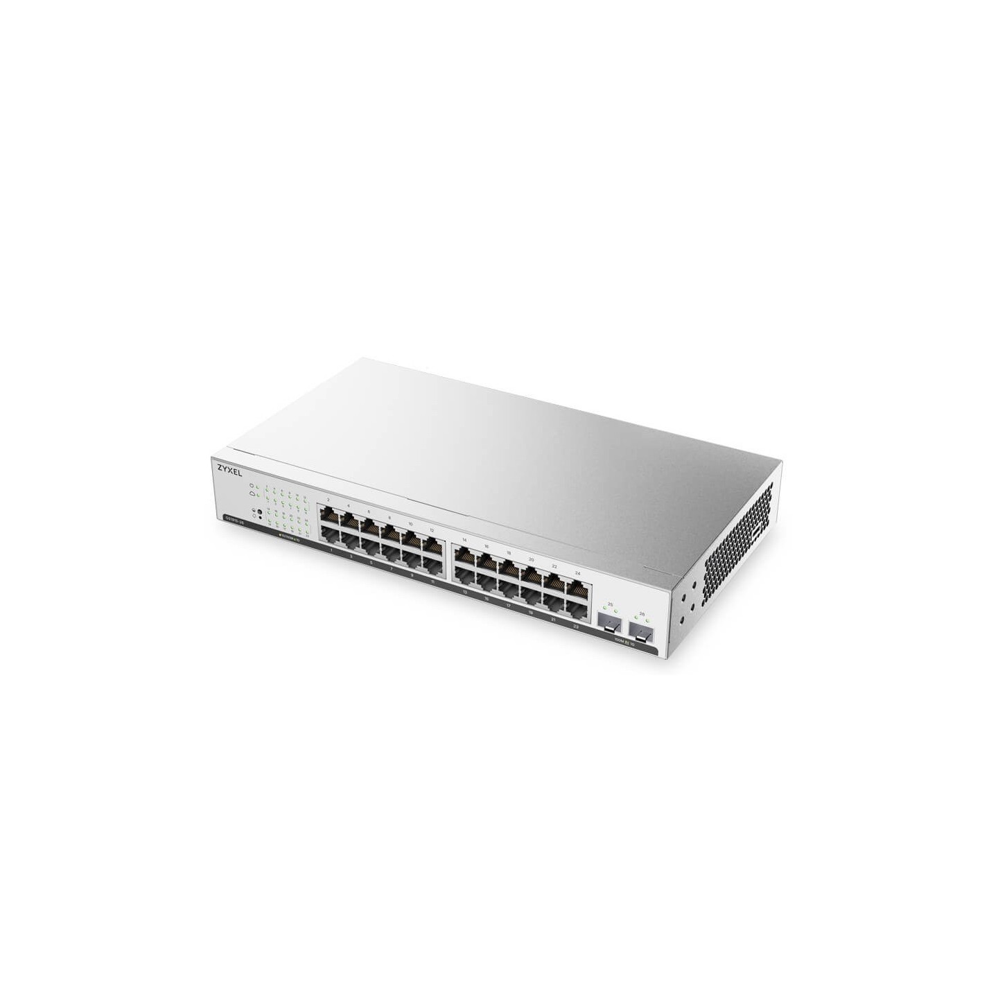 Zyxel Switch smart managed Layer2 26 Port &bull 24x 1 GbE &bull 2x SFP &bull 19" &bull Lüfterlos &bull NebulaFlex &bull GS1915-2