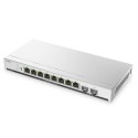 Zyxel Switch smart managed Layer2 10 Port &bull 8x 1 GbE &bull PoE Budget 80 Watt &bull 8x PoE at &bull 2x SFP &bull Desktop &bu
