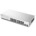 Zyxel Switch smart managed Layer2 18 Port &bull 16x 1 GbE &bull 2x SFP &bull 19" &bull Lüfterlos &bull NebulaFlex &bull GS1915-1