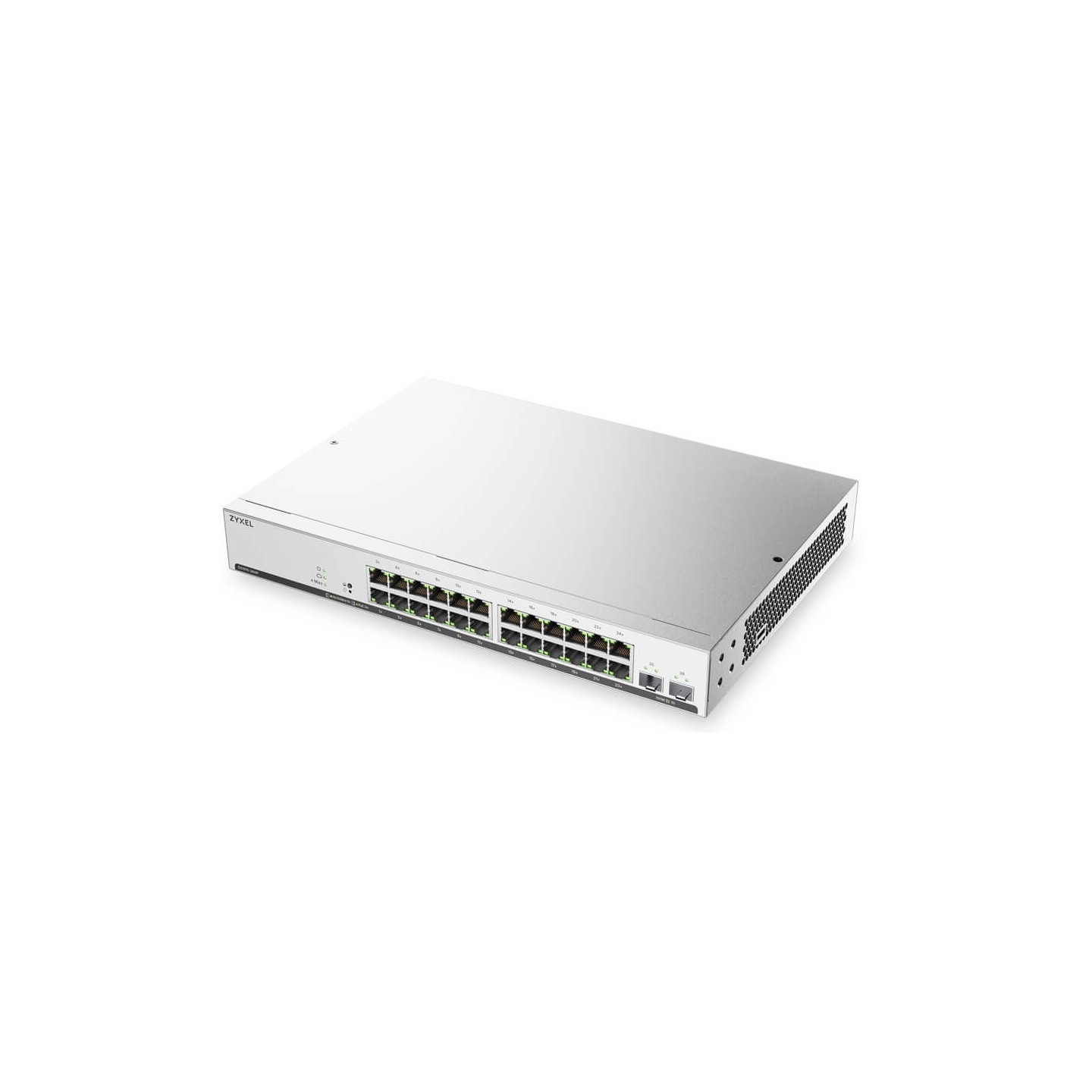 Zyxel Switch smart managed Layer2 26 Port &bull 24x 1 GbE &bull PoE Budget 180 Watt &bull 24x PoE at &bull 2x SFP &bull 19" &bul