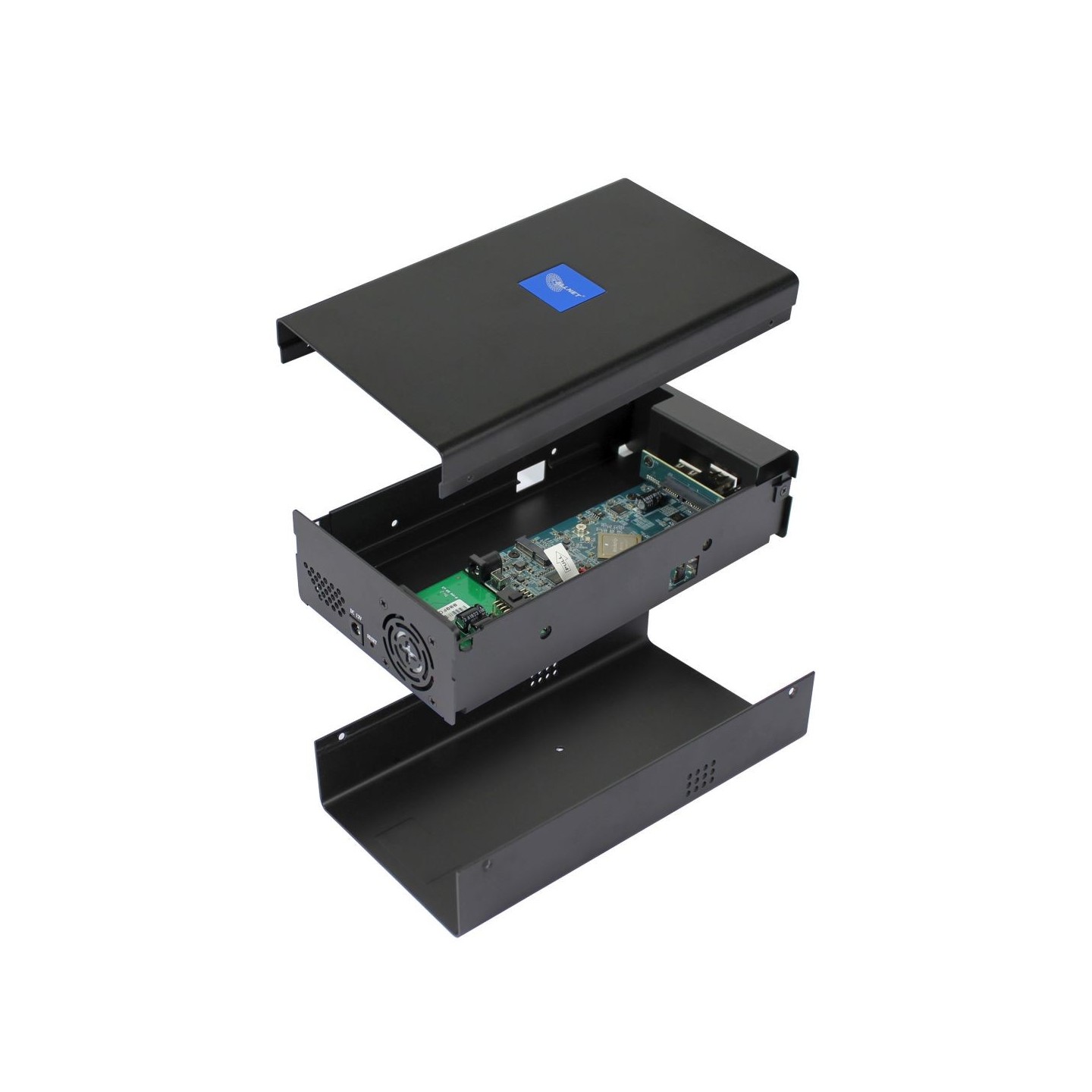 ALLNET Videoserver NVR Box mit Networkoptix Server, RK3399, 4GB, ALL2289-4GB für 3,5" HDD/SSD