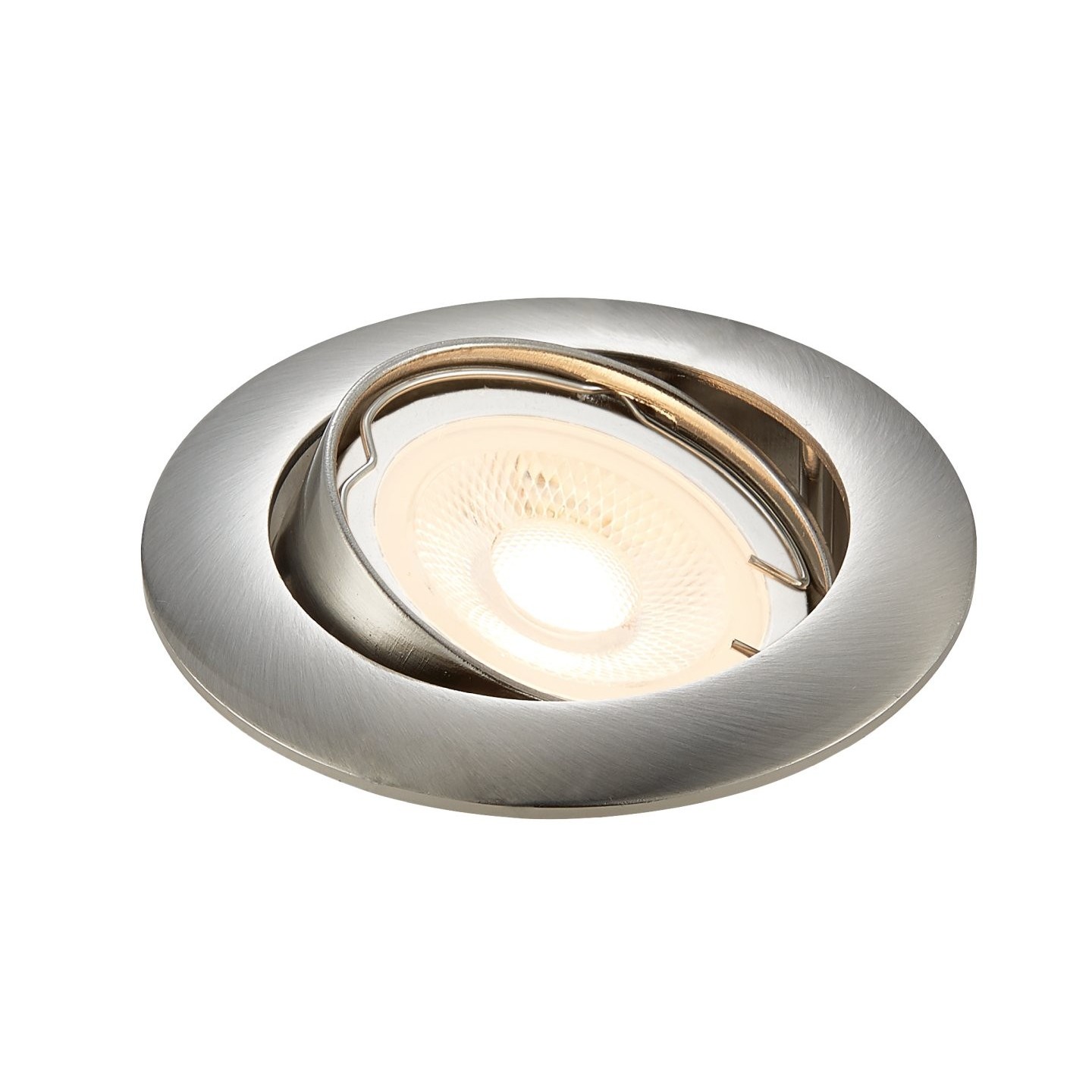 Synergy 21 LED Retrofit GU10 / GX5, 3 Deckeneinbausatz D07-silber