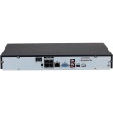 IP-PoE-Rekorder, 4 Kanäle IP, 4 Kanäle PoE, 2x SATA à 20 TB, 1U, schwarz