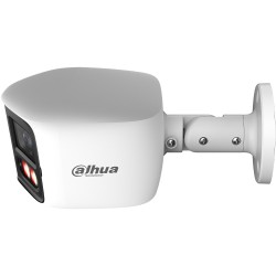 IP-Dual-Lens-Bullet-Kamera, 2 x 4 MP, TiOC, Splicing, 2,8 mm, IR 30 m, IP67, weiß