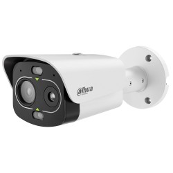 IP-Thermal-Bullet-Kamera, 4 MP, 3,5/4 mm, IR 30 m, IP67, IK10, Anti-Korrosion, weiß