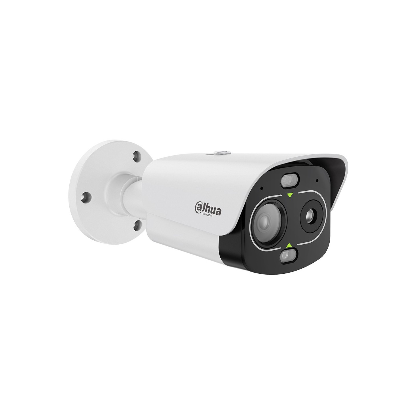 IP-Thermal-Bullet-Kamera, 4 MP, 3,5/4 mm, IR 30 m, IP67, IK10, Anti-Korrosion, weiß