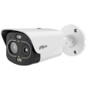 IP-Thermal-Bullet-Kamera, 4 MP, 7/6 mm, IR 50 m, IP67, IK10, Anti-Korrosion, weiß