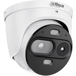 IP-Thermal-Eyeball-Kamera, 4 MP, 7/6 mm, IR 50 m, IP67, Temperaturmessung, weiß