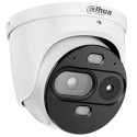 IP-Thermal-Eyeball-Kamera, 4 MP, 2,6/2,8 mm, IR 30 m, IP67, Temperaturmessung, weiß