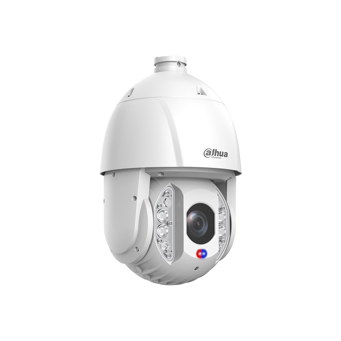IP-PTZ-Dome-Kamera, 4 MP, 5 - 125 mm, IR 250 m, IP67, IK10, weiß