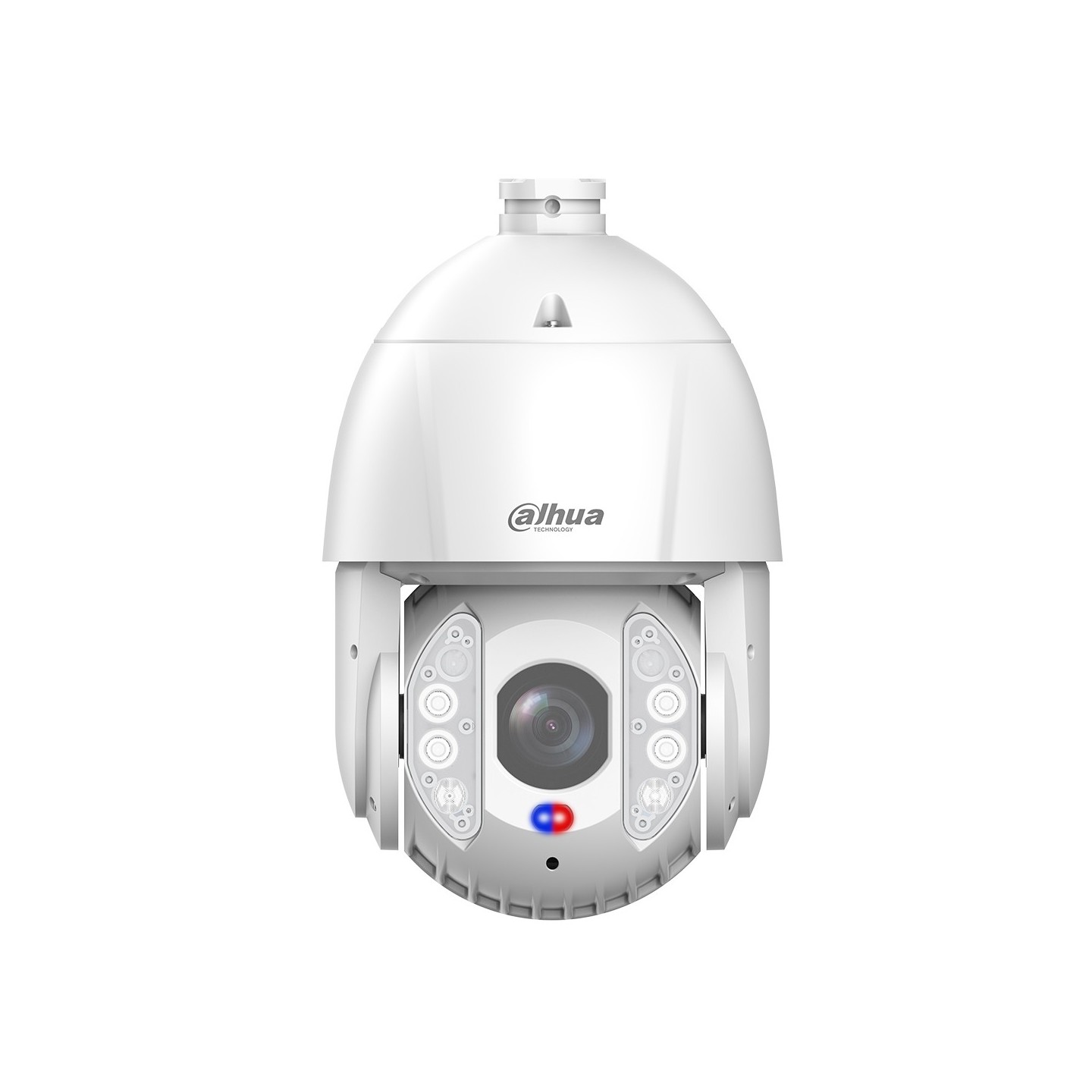 IP-PTZ-Dome-Kamera, 4 MP, 5 - 125 mm, IR 250 m, IP67, IK10, weiß