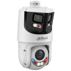 IP-Panorama-PTZ-Dome-Kamera, 8/4 MP, 2,8/5 -125 mm, IR 100 m, Anti-Korrosion, IP66, weiß