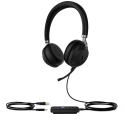 Yealink Bluetooth Headset - UH38 Dual Teams with Battery - USB-C - 207833 - 1