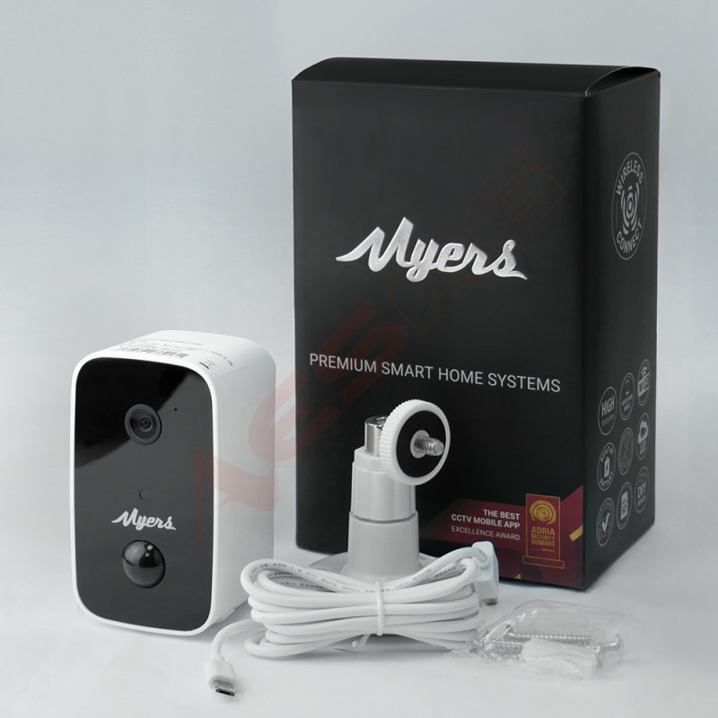 Myers | 2.0 MPx WiFi Batteriekamera, IP65