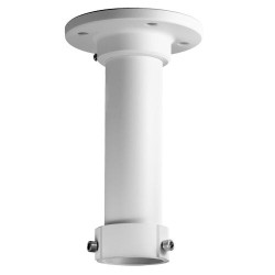 Ceiling mount for motorized dome cameras, white
