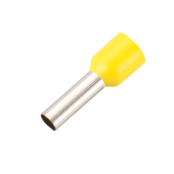 Hohle Aderendhülsen zum Crimpen - Für elektrische Kabel - Leiterquerschnitt 6mm² / AWG 10 - Gelb - 50 Einheiten - CON-E6012-FERR