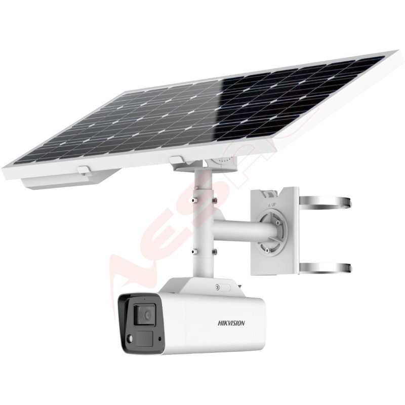 4 Megapixel IP 4G Camera with Solar Panel & Battery Operation, Colorvu, 4mm