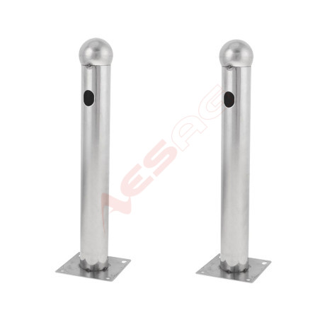 Light barrier bracket/post, stainless steel