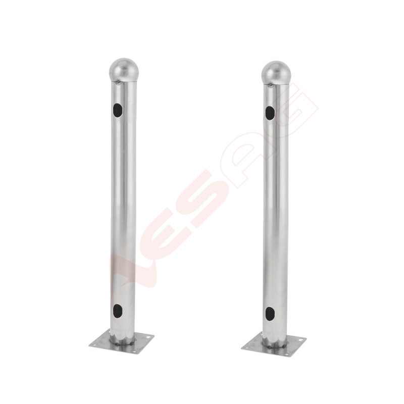 Light barrier bracket/post, stainless steel 50cm