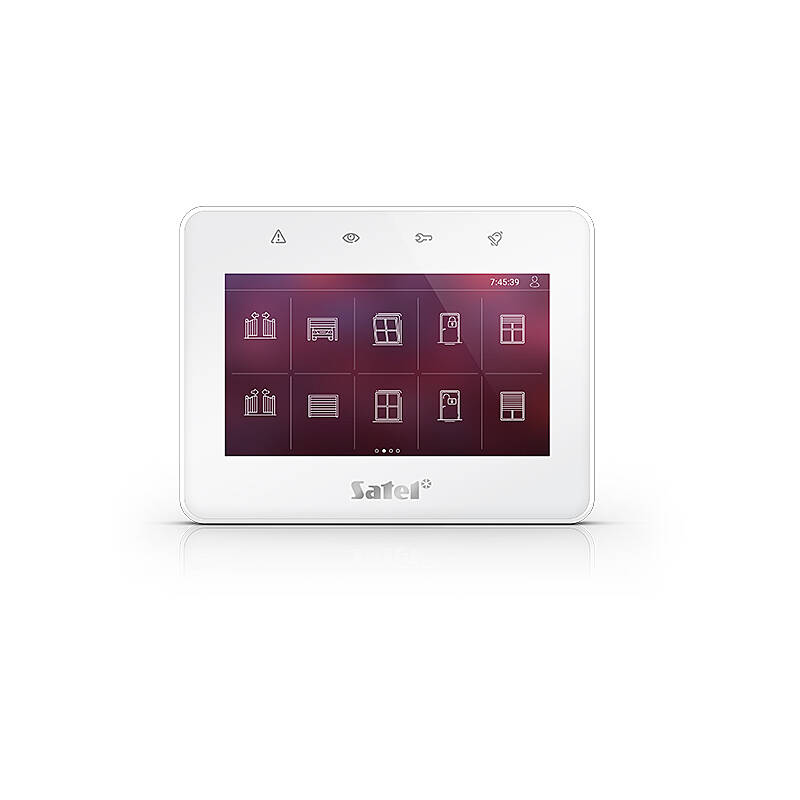 Satel INT-TSG2-W Bedienteil, 4.3'' Touchscreen