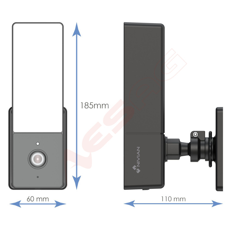 NIVIAN - Smart WiFi light camera, 3MPx, 3.6mm, IP65