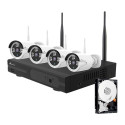 NIVIAN - Video surveillance complete set 8-channel, 4 cameras