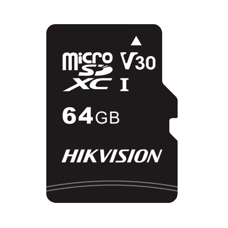 Hikvision Speicherkarte - Kapazität 64 GB - Klasse 10 | Schreibgeschwindigkeit 40MB/s - ExFAT-Format - Speziell für Videoüberwac