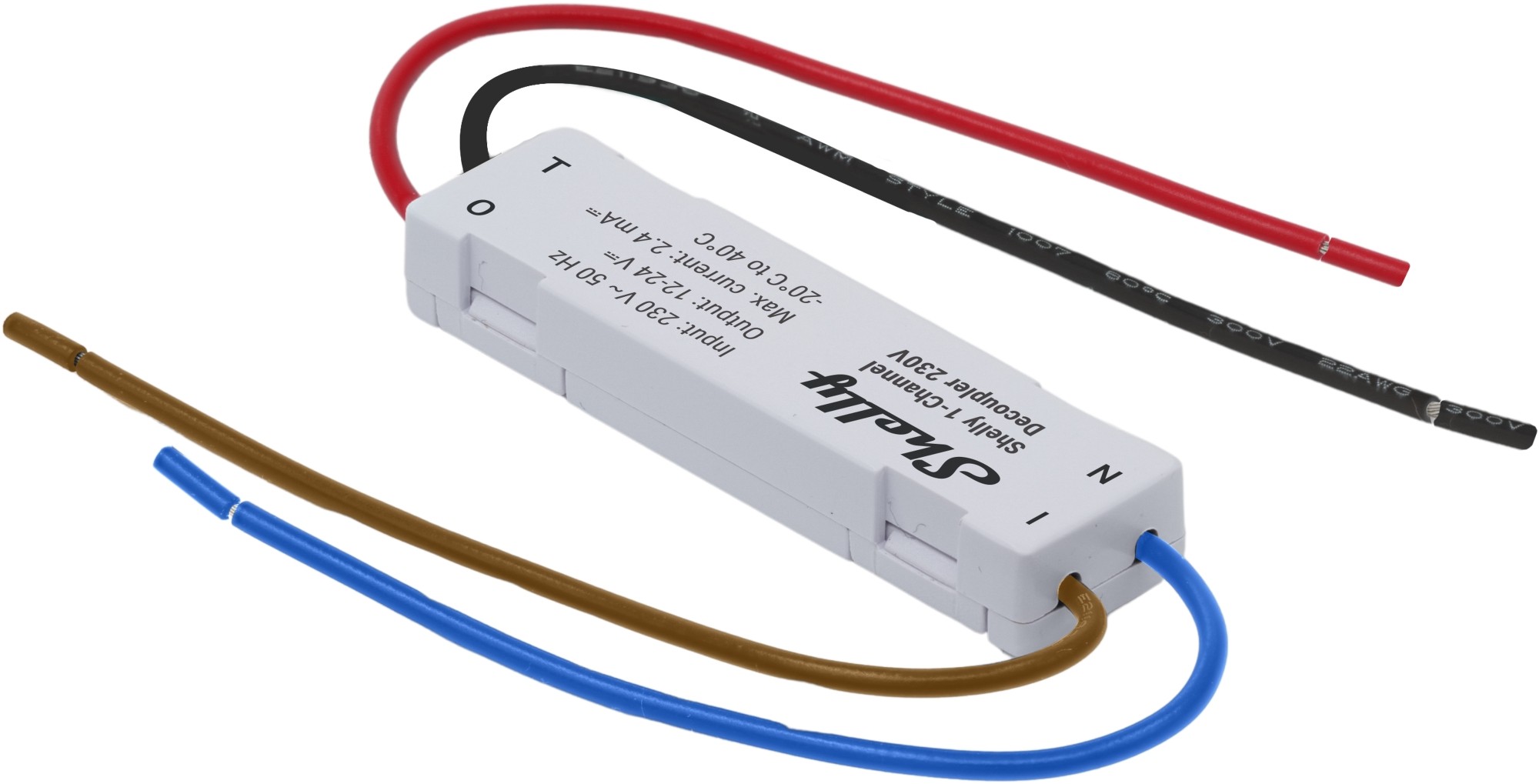 Shelly · Unterputz Zubehör · "1-Channel Decoupler 230V"